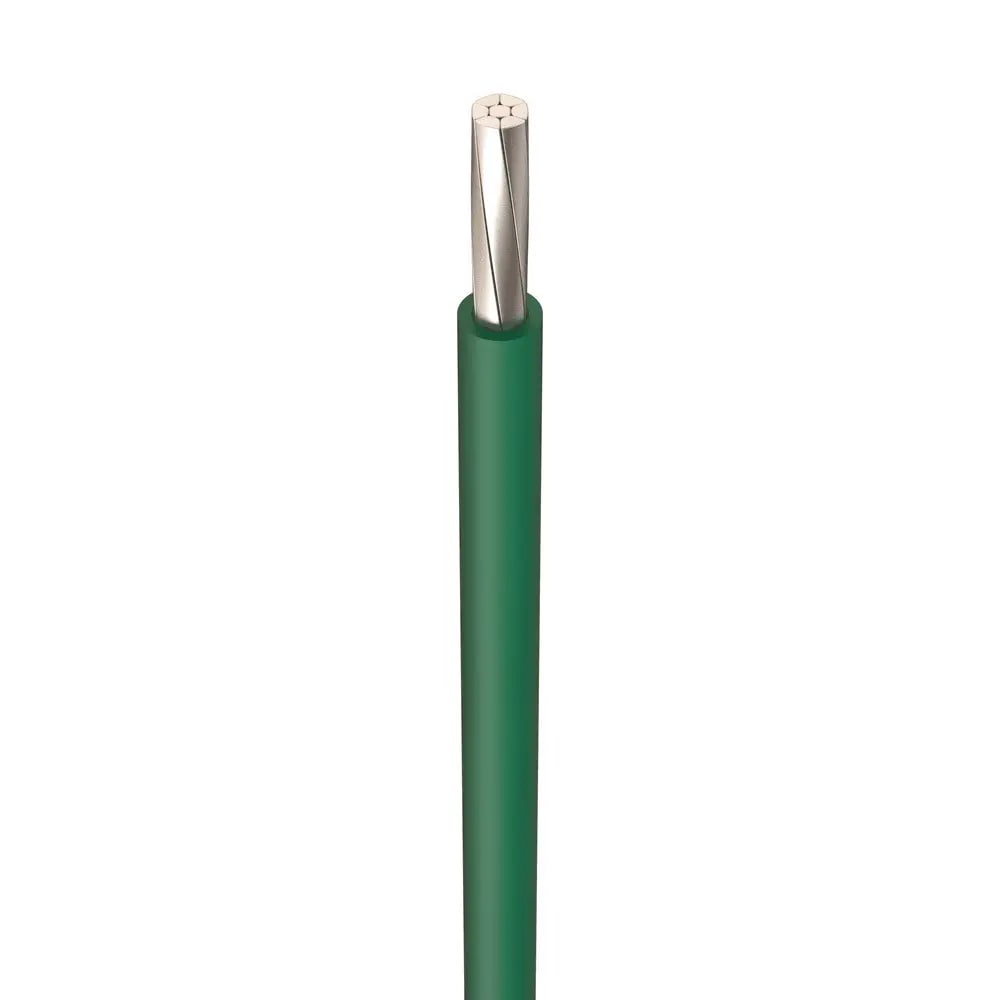 Southwire SIMpull 4 AWG Stranded Aluminum XHHW-2/RW90 Building Wire, Green, Cut