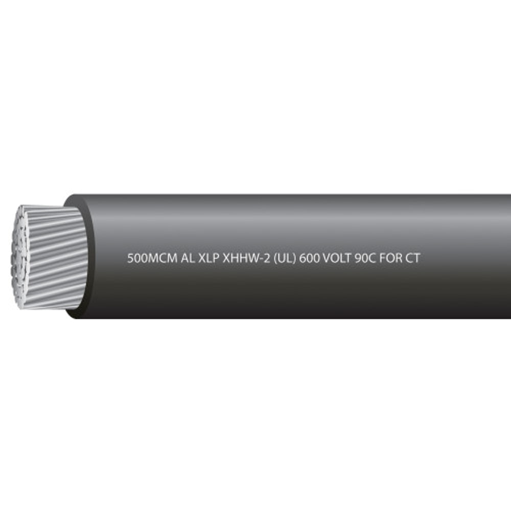 Priority Wire & Cable 500 kcmil Aluminum XHHW-2 Building Wire, Orange
