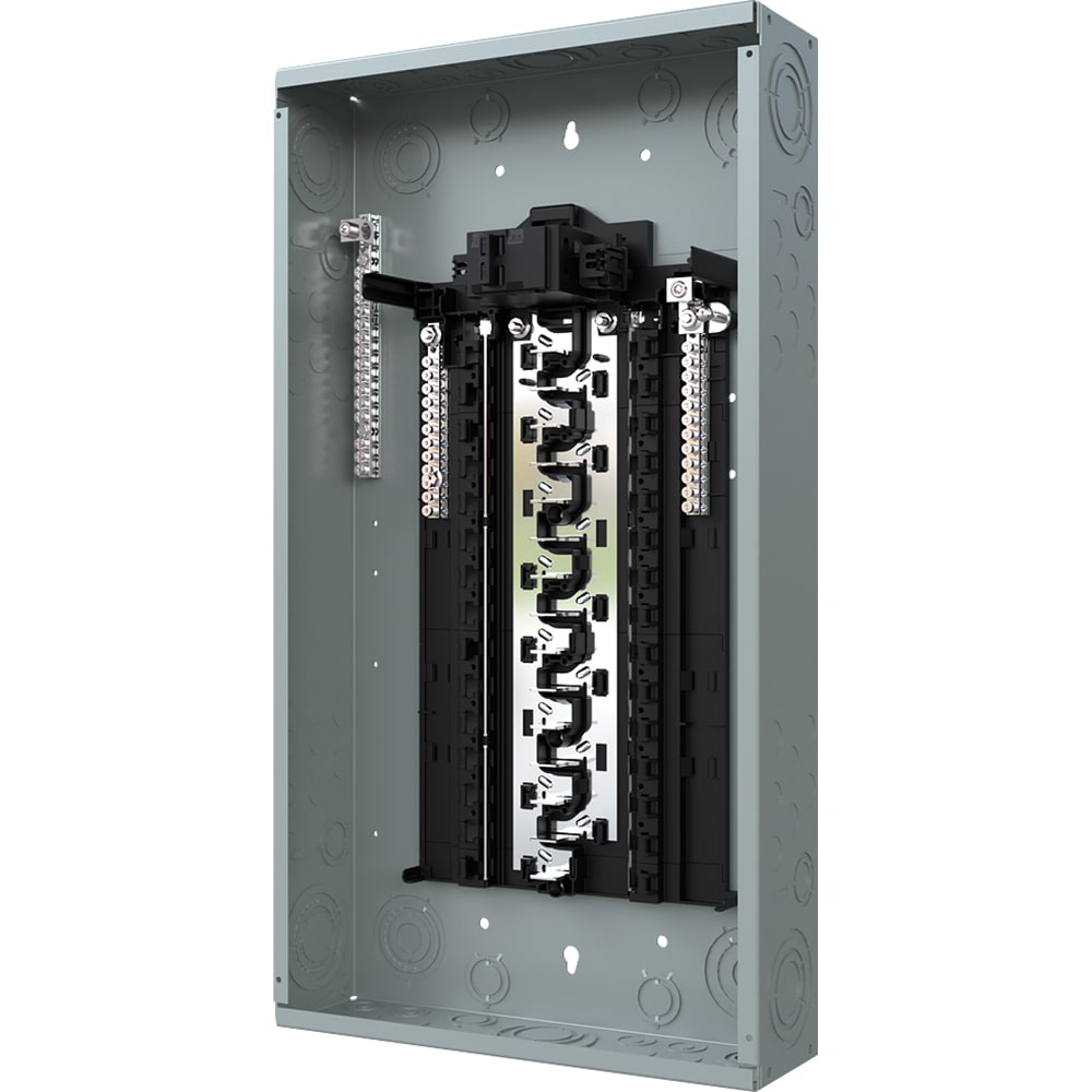 Siemens EQ 125A 8-Space 16-Circuit Main-Lug Load Center, 120/240V, Indoor NEMA Type 1, Flush-Mount