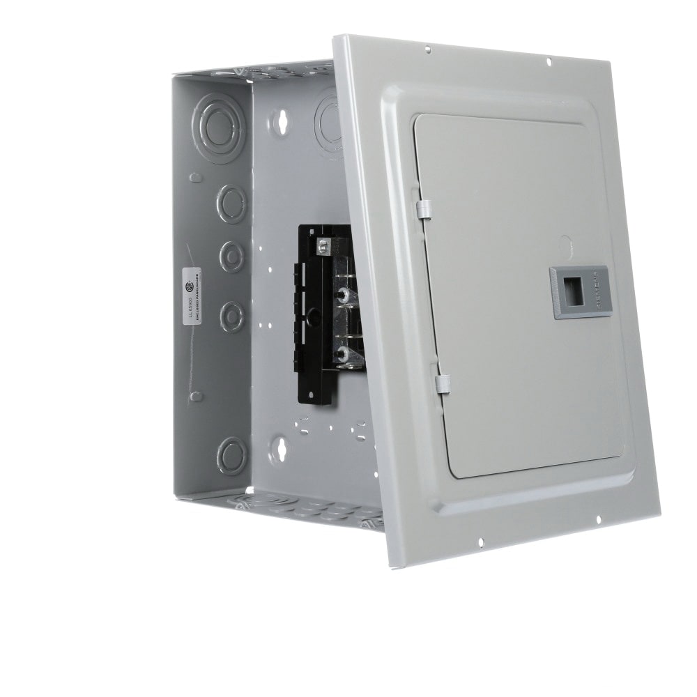 Siemens EQ 125A 8-Space 16-Circuit Main-Lug Load Center, 120/240V, Indoor NEMA Type 1, Flush-Mount