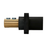 Eaton Crouse-Hinds Cam-Lok J Series E1016 Insulated Male Receptacle, Black