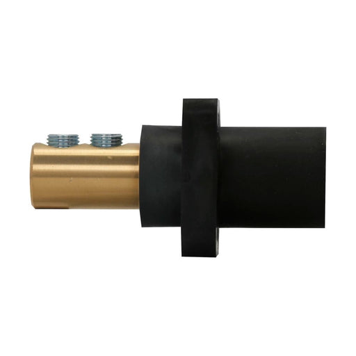 Eaton Crouse-Hinds Cam-Lok J Series E1016 Insulated Male Receptacle, Black